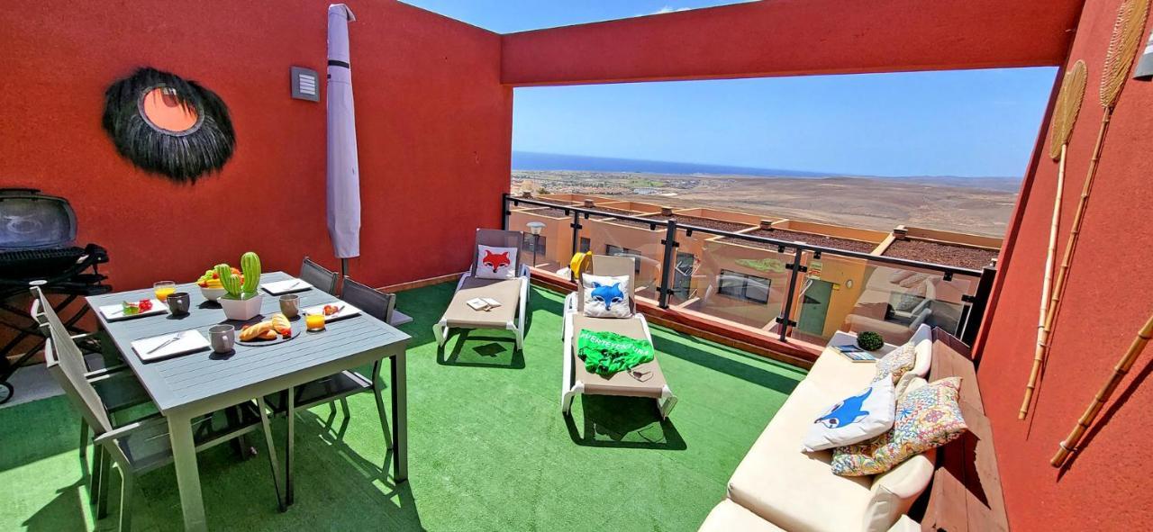 Ferienhaus Casa Caleta - Caleta Fuste - Meerblick - Pool - Glasfaserinternet Caleta De Fuste Exteriör bild